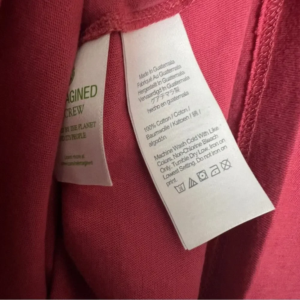 J.Crew Short Sleeve Crewneck Graphic Map of New York Boroughs Sz S NWT